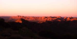 Sunset from Brinkley Bluff.